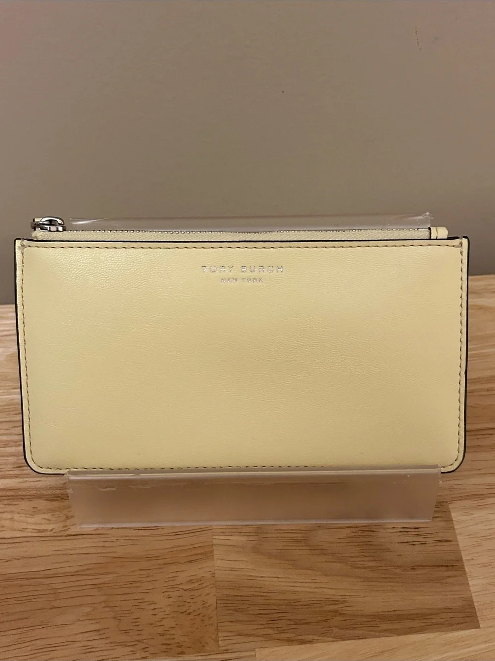 Tory Burch Lemon Tart Leather Cardholder Wallet